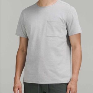 lululemon athletica Light Gray Short Sleeve Tee